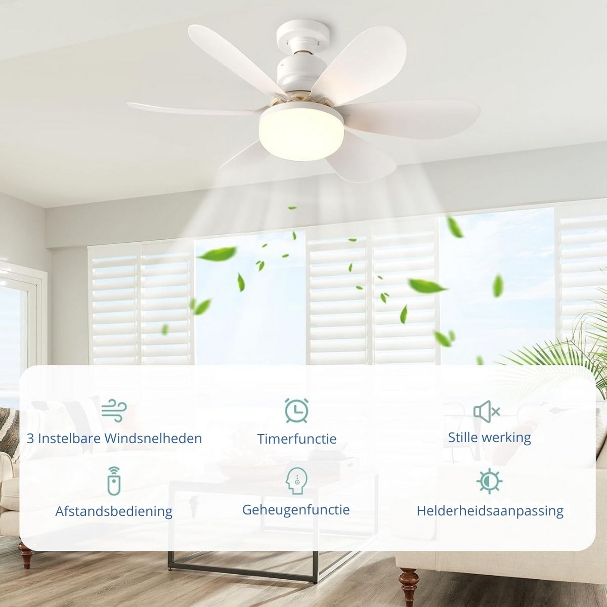 AeroGlow™ – Frisse lucht én sfeervol licht in één draai