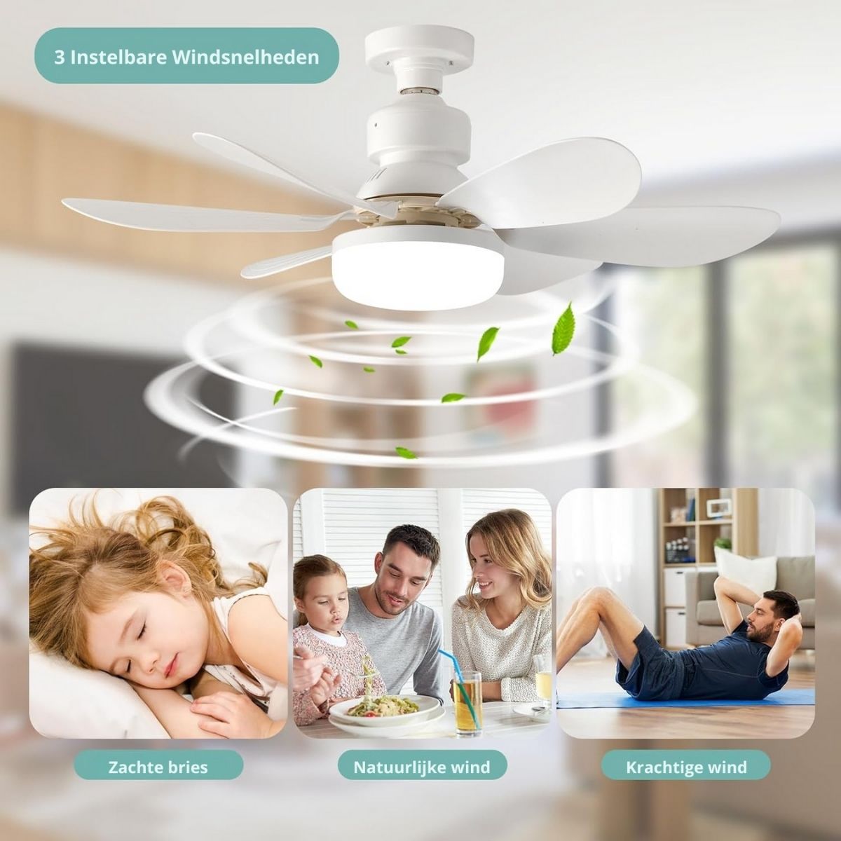 AeroGlow™ – Frisse lucht én sfeervol licht in één draai
