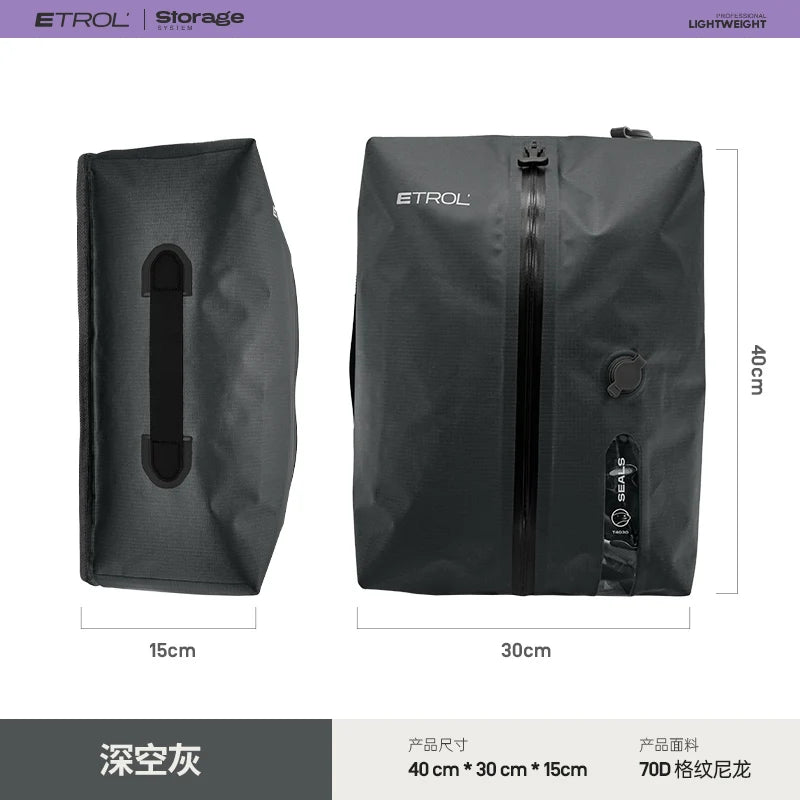 Travel business trip Vacuum clothing Compression bag Large capacity boarding luggage Organizing bag Portable storage bag