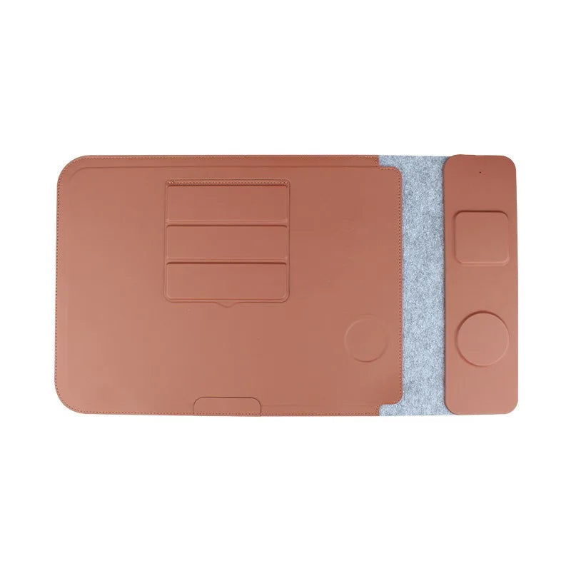 MagNova – De 4-in-1 Laptop Sleeve met Draadloze Oplader, Standaard & Muismat
