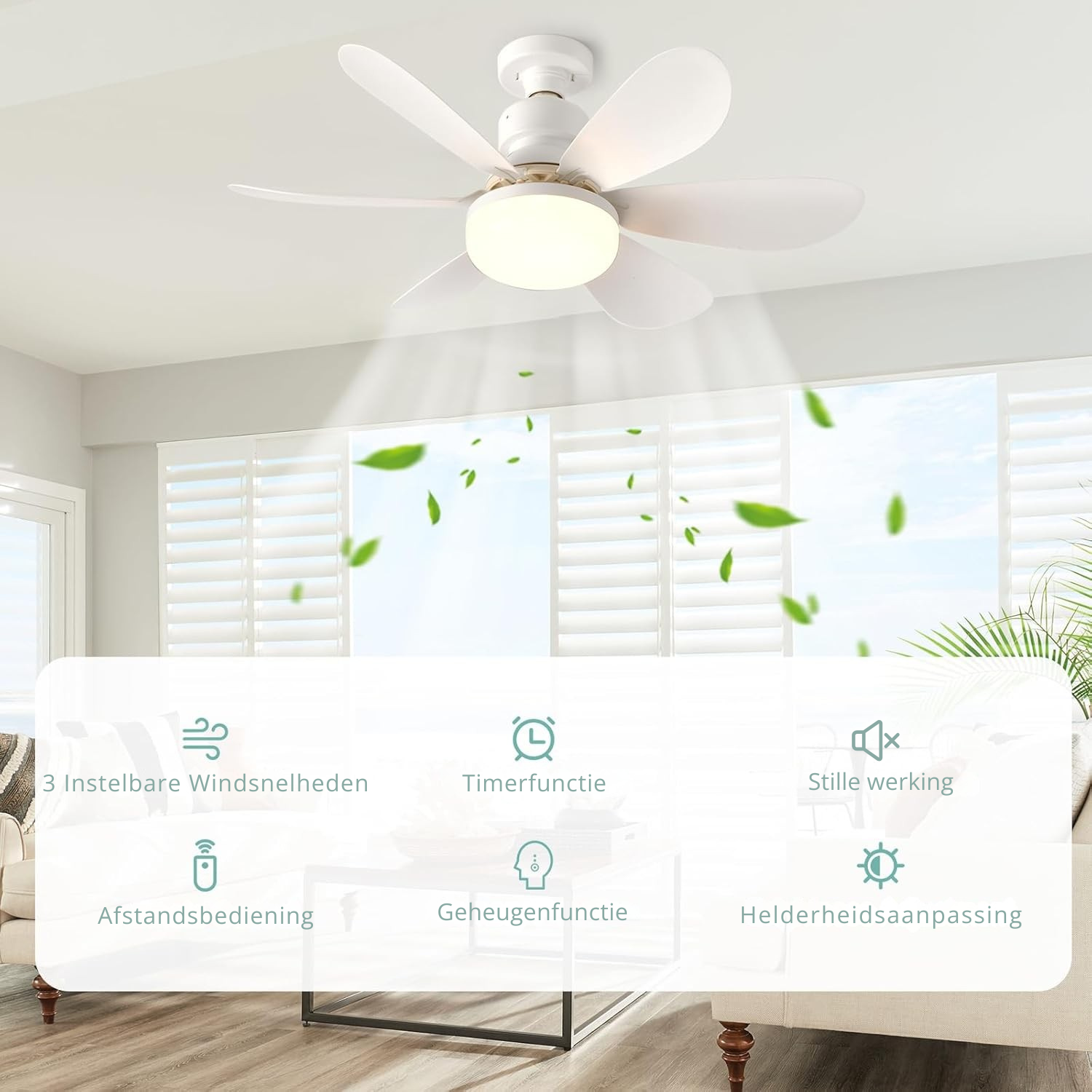 AeroGlow™ – Frisse lucht én sfeervol licht in één draai