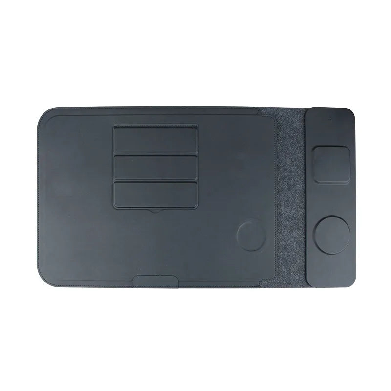 MagNova – De 4-in-1 Laptop Sleeve met Draadloze Oplader, Standaard & Muismat