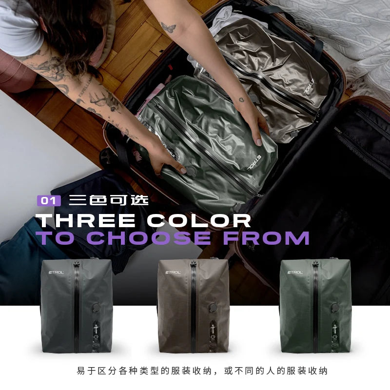 Travel business trip Vacuum clothing Compression bag Large capacity boarding luggage Organizing bag Portable storage bag