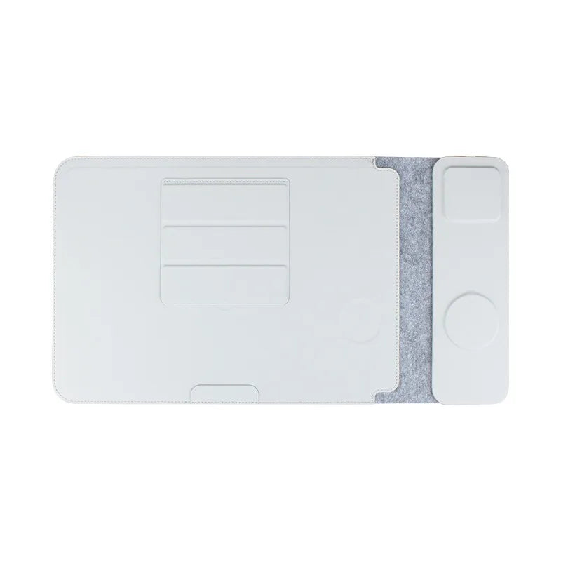 MagNova – De 4-in-1 Laptop Sleeve met Draadloze Oplader, Standaard & Muismat